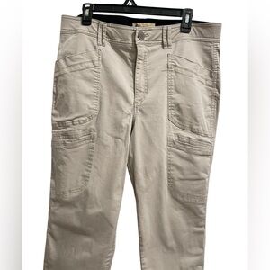 Democracy Cargo adjustable Hem Pant Ab Technology Beige Women’s Size 16